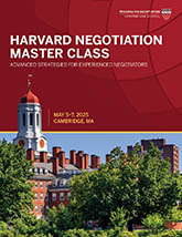 Harvard Negotiation Master Class